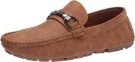 👞 guess men's axle loafer tan - stylish and comfortable men's shoes logo