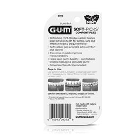 img 2 attached to Легкие Зубочистки GUM Soft Picks Comfort Dental Invigorating