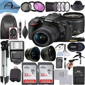 img 4 attached to Nikon D5600 DSLR Camera with 24.2MP Sensor and NIKKOR 18-55mm f/3.5-5.6G VR Len, bundled with 2 Pack SanDisk 32GB Memory Card, Backpack, Tripod, Slave Flash Light and A-Cell Accessories (Black)