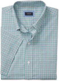 img 2 attached to 👔 Arrow Hamilton Poplin Sleeve 3X Large Men's Shirts - Comfortable and Stylish Clothing for Big & Tall