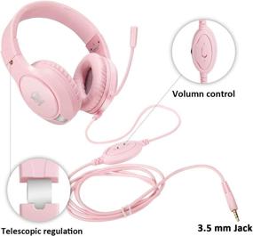 img 1 attached to 🎮 Ultimate Gaming Experience: Noise Cancelling Over Ear Gaming Headset for PS4, PC, Xbox One, Mac, Switch - with Mic, Surround Sound & Memory Earmuffs