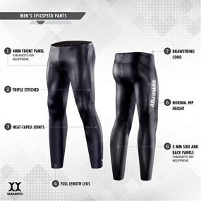 img 2 attached to 🏊 Enhance Your Open Water Swimming with Synergy Triathlon Wetsuit Buoyancy Pants: Men's EpicSpeed Neoprene Pants