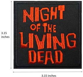 img 2 attached to Night Living Embroidered Halloween Horror