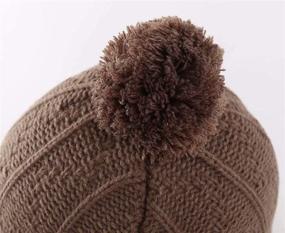 img 2 attached to ❄️ Toddler Girls Winter Hat with Earflaps - Home Prefer Warm Thermal Knitted Hat for Kids