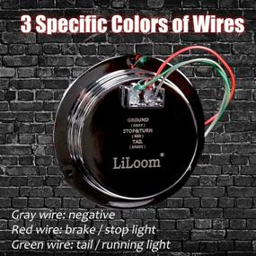 img 2 attached to 🚤 LILoom 4-Pack 4-Inch Round 24-LED Trailer Tail Light - Ultra-Bright Red Brake Stop Tail Turn Signal Lights with Chrome Bezel for Boat Trailer, Camper, Truck, RV - IP67 Waterproof, 12V