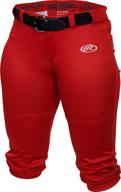 rawlings launch practice fastpitch softball girls' clothing for active logo