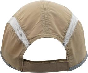 img 3 attached to 🧢 Connectyle Breathable Sun Runner Cap with Reflective Stripe - Foldable Mesh Sports Cap