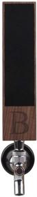 img 2 attached to 🍺 Personalized Monogram B Chalkboard Beer Tap Handle - Perfect for Home Brewing, Kegerators, and Home Bars | 8 Inch Tall Walnut Wood Gift for Him