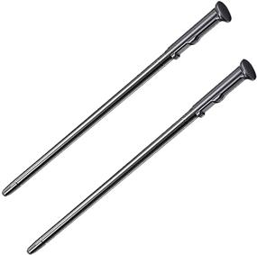 img 1 attached to 🖊️ 2-Pack Aurora Black LCD Touch Screen Stylus Pen Replacements for LG Stylo 5, Stylo 5 Plus - Compatible with Q720 Boost, AT&T, TracFone, Verizon, Spectrum, Xfinity, T-Mobile, Sprint, Cricket Wireless