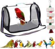 🦜 convenient bird carrier: ahier lightweight travel bag with parrot grinding stone логотип