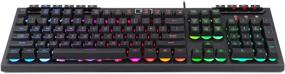img 2 attached to 💡 Enhanced Redragon K511 PRO RGB Gaming Keyboard: Wired LED Backlit, 104 Keys, Programmable Macros, Silent Membrane, Windows PC Gamer Computer