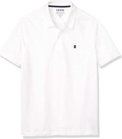 img 3 attached to IZOD Short Sleeve Pique Shirt Men's Clothing for Shirts
