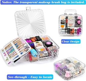 img 3 attached to 👝 Transparent Clear Makeup Bag by LOKASS