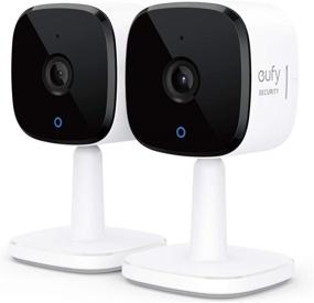 img 4 attached to 📷 eufy Security Solo IndoorCam C24 2-Cam Kit: Набор из двух камер высокого разрешения 2K Security IndoorCam с Wi-Fi, мониторингом, работающим на основе искусственного интеллекта, совместимость с голосовыми ассистентами, ночным видением, двусторонней аудиосвязью.