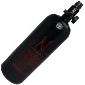 img 1 attached to Ninja 62/3k Aluminum HPA Paintball Tank in Sleek Black - Reliable and Durable