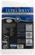 🪡 improved sulky 408-03 ultra solvy water soluble stabilizer logo