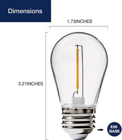 img 2 attached to 💡 FLSNT Shatterproof Waterproof Non Dimmable Replacement Bulb