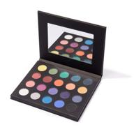 💄 ms glamour 20 colors artist eyeshadow palette: vegan, cruelty-free, highly pigmented cosmetics for professional makeup logo