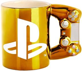 img 4 attached to Officially Licensed Playstation Gold Controller Coffee Mug, 11 oz - Enhance Your Gaming Experience!