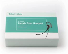 img 1 attached to 🎧 Optimized Hands-Free Headset for Cordless and Corded Phones - Brisk Links Headset