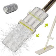 🧹 homettler microfiber floor mop set: self-wringing, lazy flat mop for wet & dry cleaning - ideal for hardwood, tile, laminate, and wooden floors logo