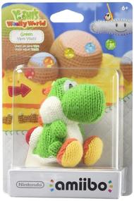 img 2 attached to 🐢 Experience the Cuteness of Green Yarn Yoshi amiibo from Yoshi's Woolly World Series