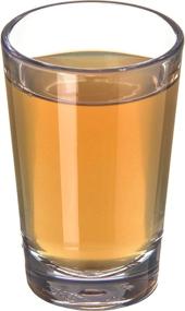 img 3 attached to 🍸 Carlisle 560207 Alibi Heavy-Weight Plastic Shooter Glass - 2 oz., Clear - Height: 2.75" Width: 4.8" Length: 4.5