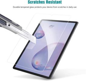 img 2 attached to Apiker 2-упаковка защитного стеклянного экрана для Samsung Galaxy Tab A 8.4 - высокое разрешение, подходит для чехла