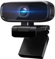 🎥 1080p webcam with microphone: ideal for online teaching, gaming, and video conferencing on zoom, skype, facetime, and teams logo