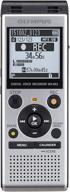 🎙️ om digital solutions voice recorder ws-852: easy-to-use, 4gb, automatic mic adjustment, silver (v415121su000) logo