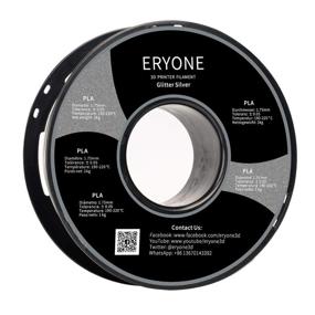 img 1 attached to 🌟 ERYONE Sparkling Glitter PLA Filament: Enhancing Quality for Additive Manufacturing Products