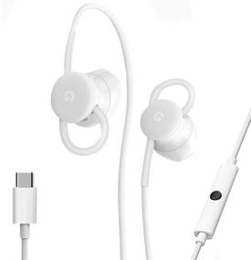 img 4 attached to 🎧 Google USB-C Wired Digital Earbud Headset for Pixel Phones - White: Unleash Unparalleled Sound Quality with Cutting-Edge USB-C Connectivity