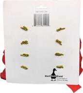 🎁 black duck brand red christmas bows with metal bells, 4x4 inches (pack of 32) логотип