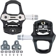 🚲 zeray carbon road bike pedals - peloton clipless pedals compatible with look keo cleat for road cycling logo