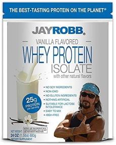 img 1 attached to Jay Robb Vanilla Isolate Protein Powder - Low Carb, Keto-Friendly, Vegetarian, Gluten-Free, Lactose-Free, No Sugar, No Fat, No Soy - Natural & Non-GMO (24 oz)