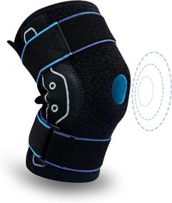 img 4 attached to 🦵 Meniscus Tear Knee Braces - Unisex Knee Support with Side Stabilizers for Pain Relief