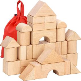 img 4 attached to 🏗️ Construction Building with Large Wooden Blocks
