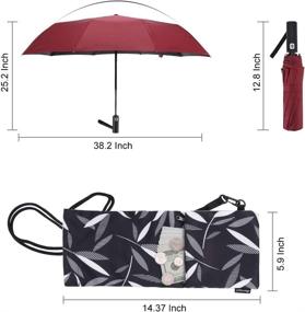 img 2 attached to ☂️ HUA ANGEL 10-Inch Windproof Automatic Umbrellas