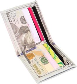 img 2 attached to Lanpet Cool Dollar Wallet: Stylish Leather Billfold for a Trendy Look