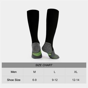 img 3 attached to 🧦 WANDER Athletic Cushion Socks - Pack of 4 (2 Green, 2 Yellow)