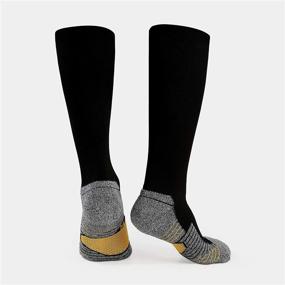 img 1 attached to 🧦 WANDER Athletic Cushion Socks - Pack of 4 (2 Green, 2 Yellow)