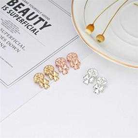img 1 attached to Earring Lifters Adjustable Silver Gold（Crown Shaped、Butterfly、Heart