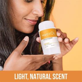 img 2 attached to 🍊 MAGSOL Natural Deodorant for Women & Men - Aluminum-Free and Ultra-Sensitive Women's Deodorant with Magnesium - Baking Soda Free, Sweet Orange Scent