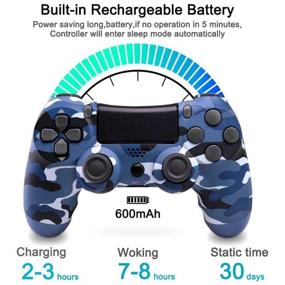 img 2 attached to Controller Wireless Vibration Camouflage PlayStation 4