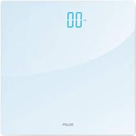 🌟 american weigh scales zt-150-wt digital precision bathroom weight scale - white tempered glass, 150lbs logo