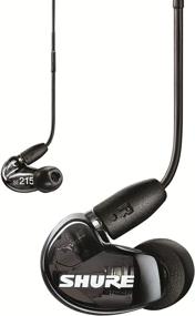 img 4 attached to 🎧 Shure AONIC 215 Sound Isolating Earbuds, Clear Audio, Single Driver, Secure In-Ear Fit, Detachable Cable, Durable Quality, Apple &amp; Android Compatible - Black
