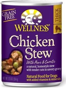 img 1 attached to 🐶 Wellness Stew Wet Dog Food Variety Bundle - 3 Flavors (12 Pack) for Optimal Wellness