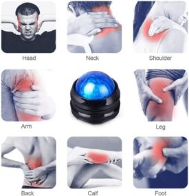 img 2 attached to Roller Ball Manual Massage Tool - Ideal for Sore Muscles, Shoulders, Arms, Neck, Back, Feet, Body, Deep Tissue, Stiffness, Joint Pain Relief, Stress Reduction