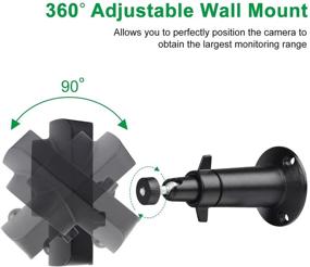 img 2 attached to 📷 360 Degree Adjustable Aluminium Wall Mount for SimpliSafe Camera - UYODM Wall Mount, Patent Pending