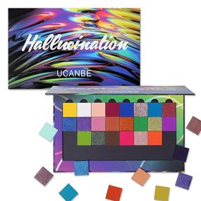 img 4 attached to UCANBE Eyeshadow Refillable Removable Hallucination